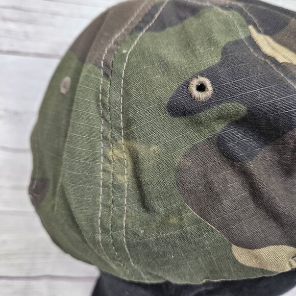 Olive Green Army Color Obey Camo Camouflage Trucker Hat Cap Snapback Hat - Picture 6 of 8